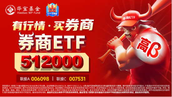 “旗手”尾盘发力！券商ETF（512000）放量收涨1.67%，华林证券封住涨停，东财再登A股第一！